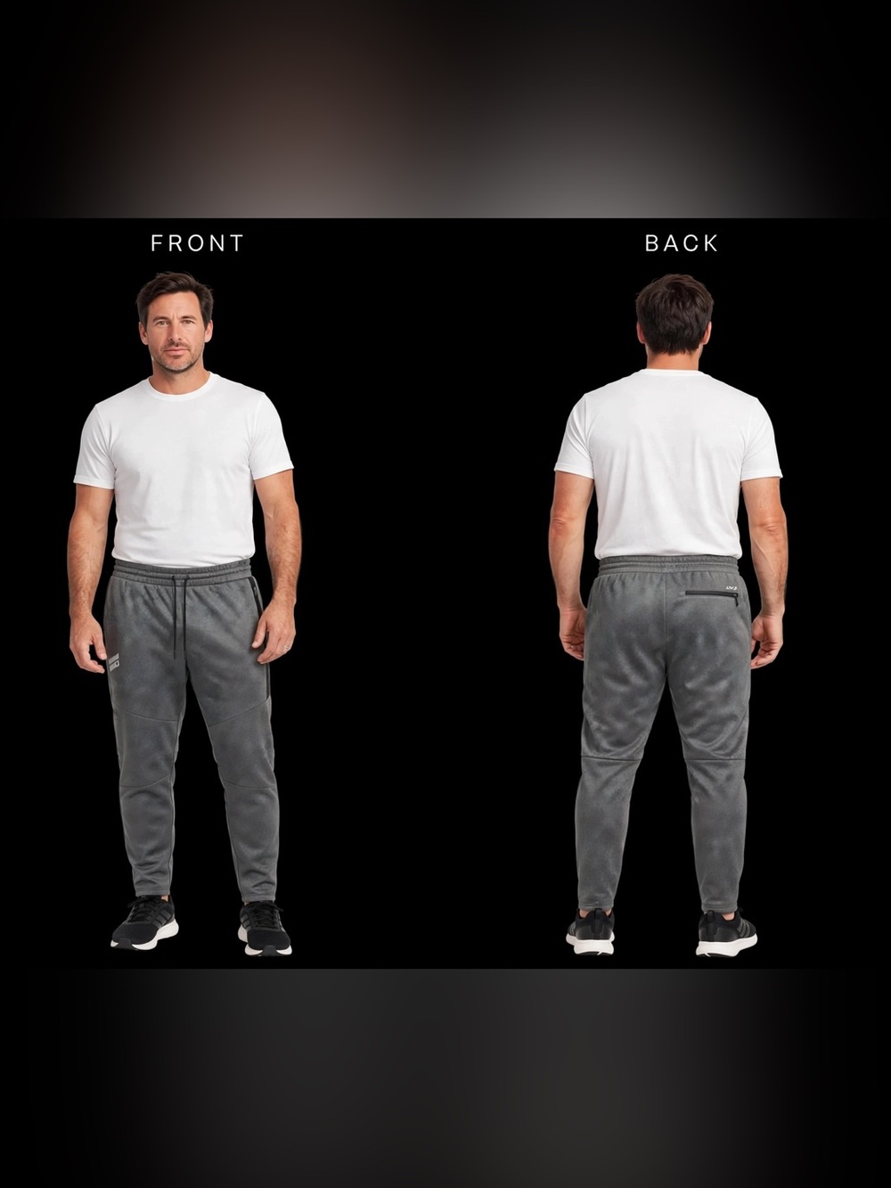 Hurley Men's Charcoal Gray Tech Joggers